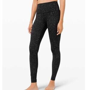 Lululemon Wunder Under High-Rise 28" Legging Wild Thing Camo Size 4 EUC W5BTES
